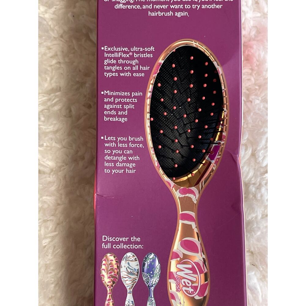 Wet Brush Original Detangler Osmosis Collection Limited Edition Gold Pink White - Picture 3 of 14